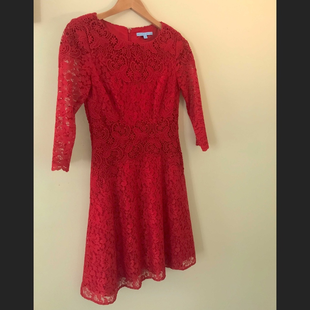 Red Lace Dress - Antonio Melani